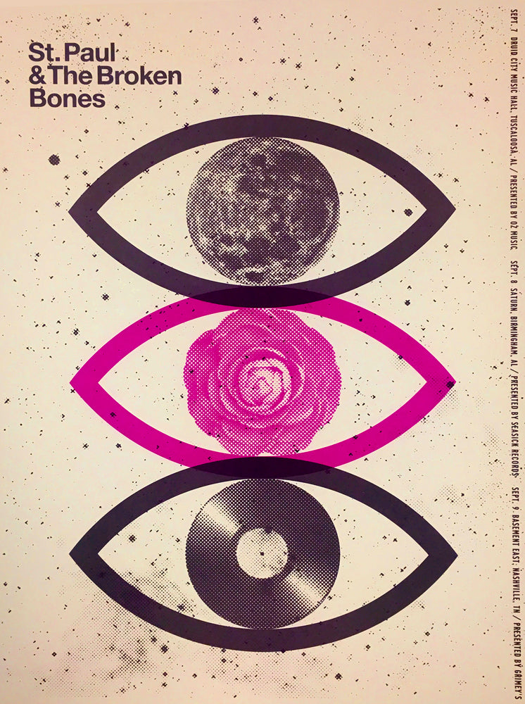 POSTER - Young Sick Camellia Release Parties - Sept 2018