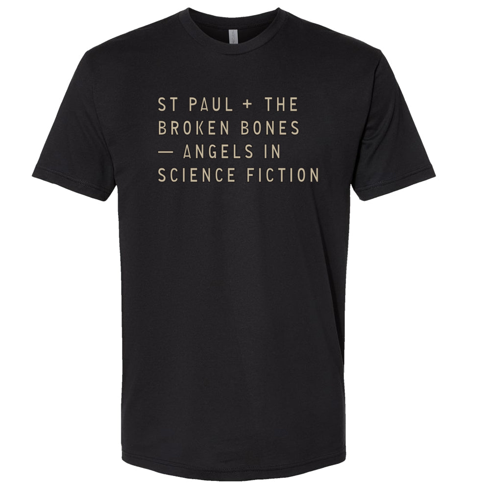 St.Paul AISF Text Logo T, Black