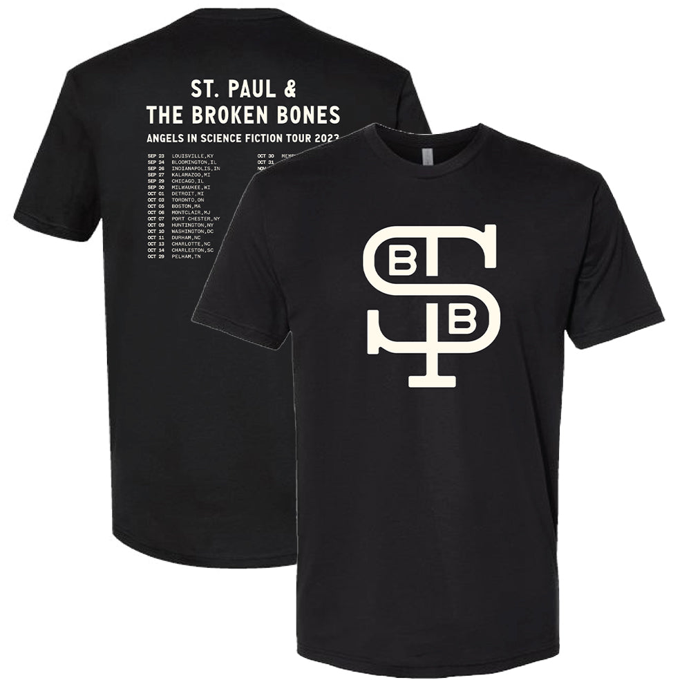 St. Paul Monogram Logo T with Fall 2023 Tour Dates
