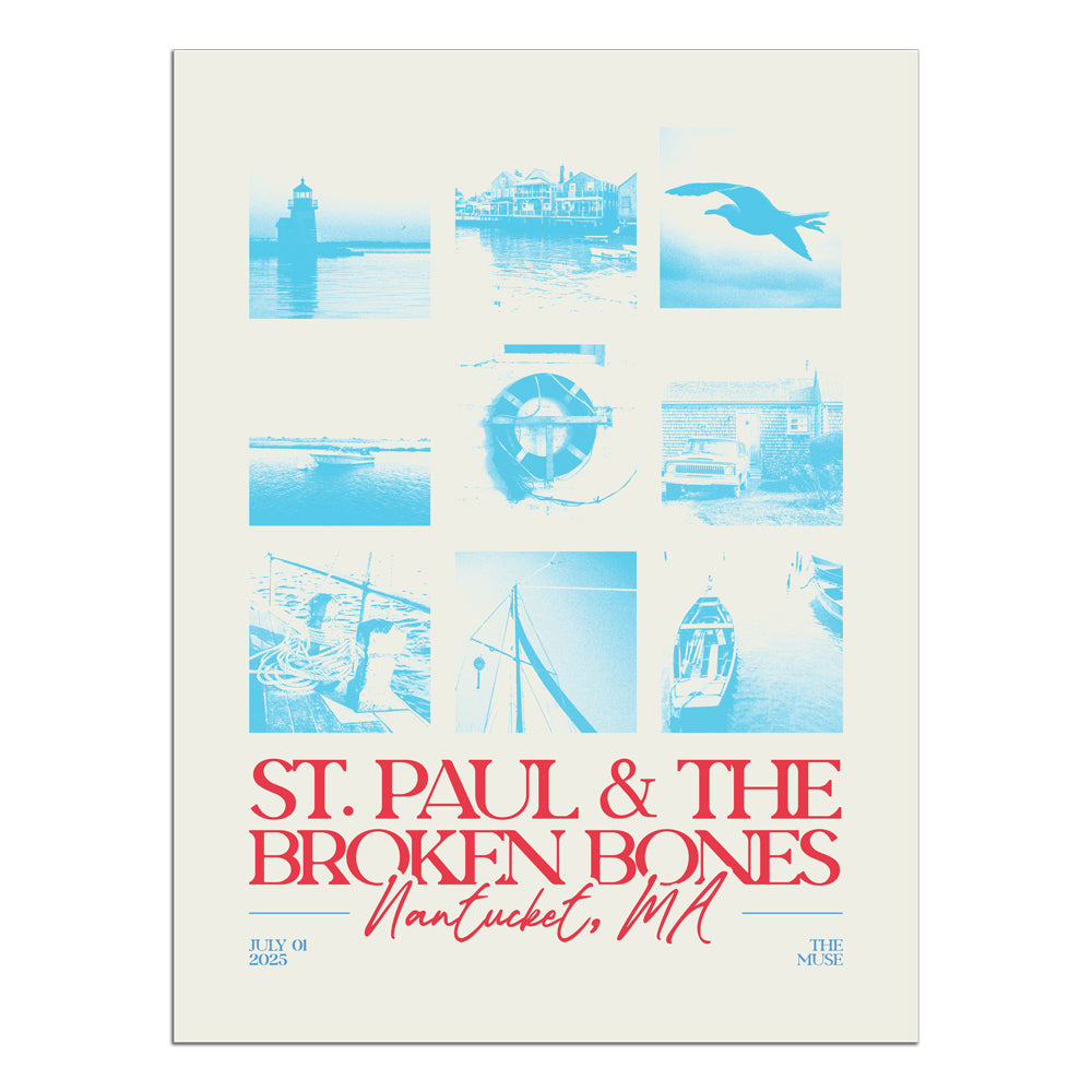 Poster - Nantucket, MA - July 1, 2025 - Autographed Option Available