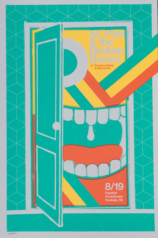 POSTER - St. Paul & the Broken Bones - Oregon 2017