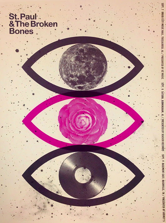 POSTER - Young Sick Camellia Release Parties - Sept 2018
