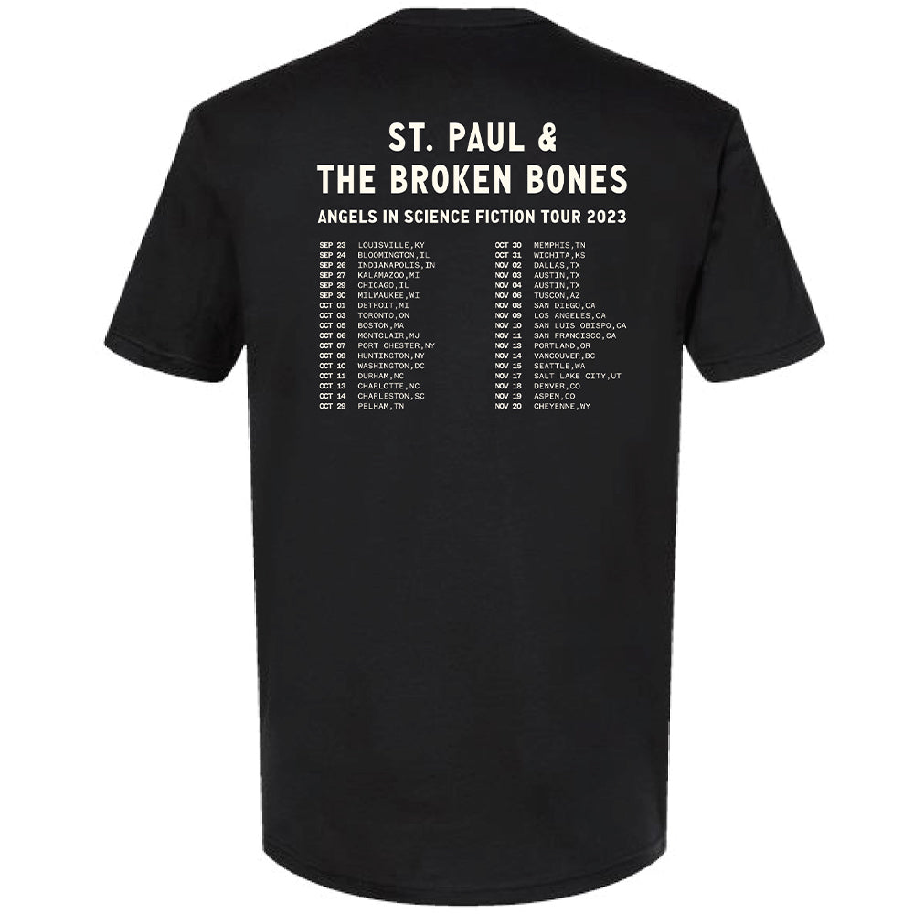 St. Paul Monogram Logo T with Fall 2023 Tour Dates